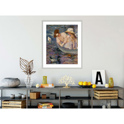 Summertime by Mary Cassatt -Framed Giclee Print