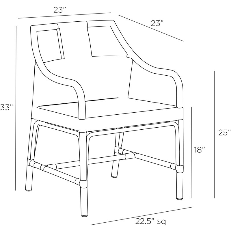 Newton Outdoor Dining Armchair