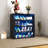 Wooden Stackable Shoe Box with Glass Door & RGB LED Light – Sneaker Display & Storage Case, 4-Tier-118566755