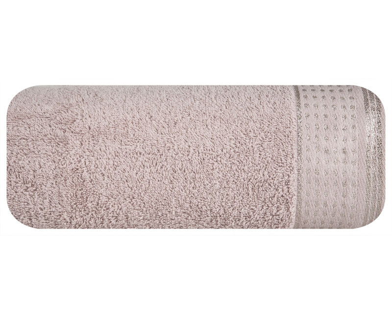 Hollie-Mae Midweight Jacquard Hand Towel, Powder