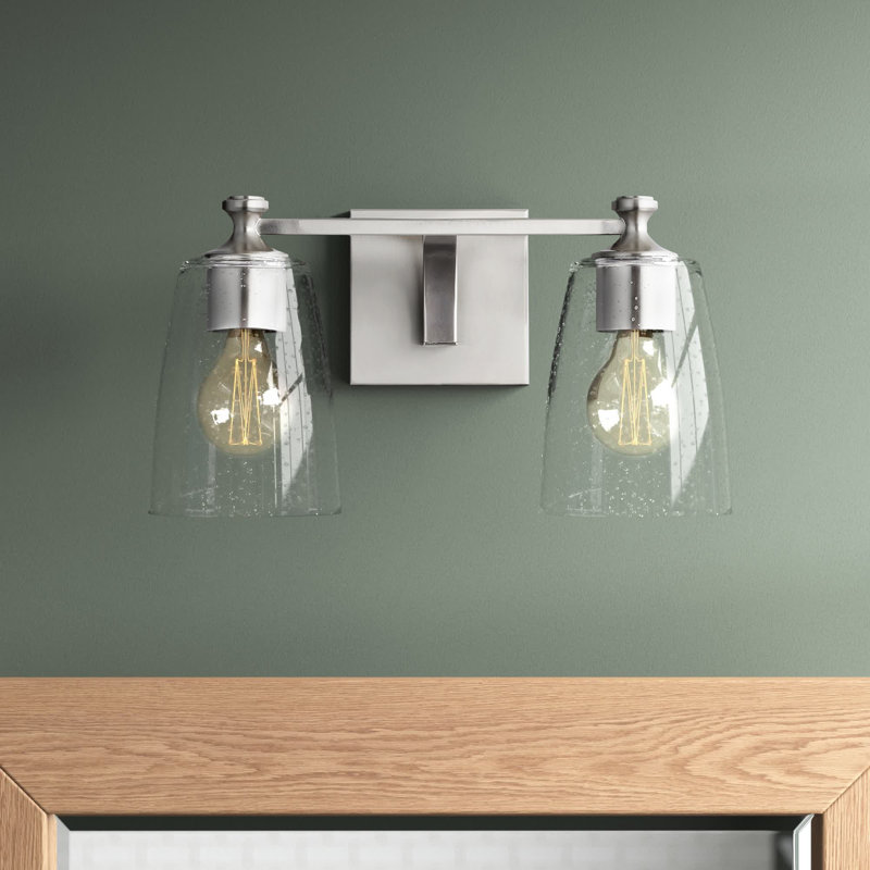 Oakland Dimmable Vanity Light, A19 Standard, Brushed Nickel, 3