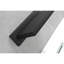 Bec de robinet de baignoire mural, robinet de lavabo de salle de bain cascade noir mat, acier inoxydable avec débit robuste et robinet haut de style moderne en noir, fixation en cascade