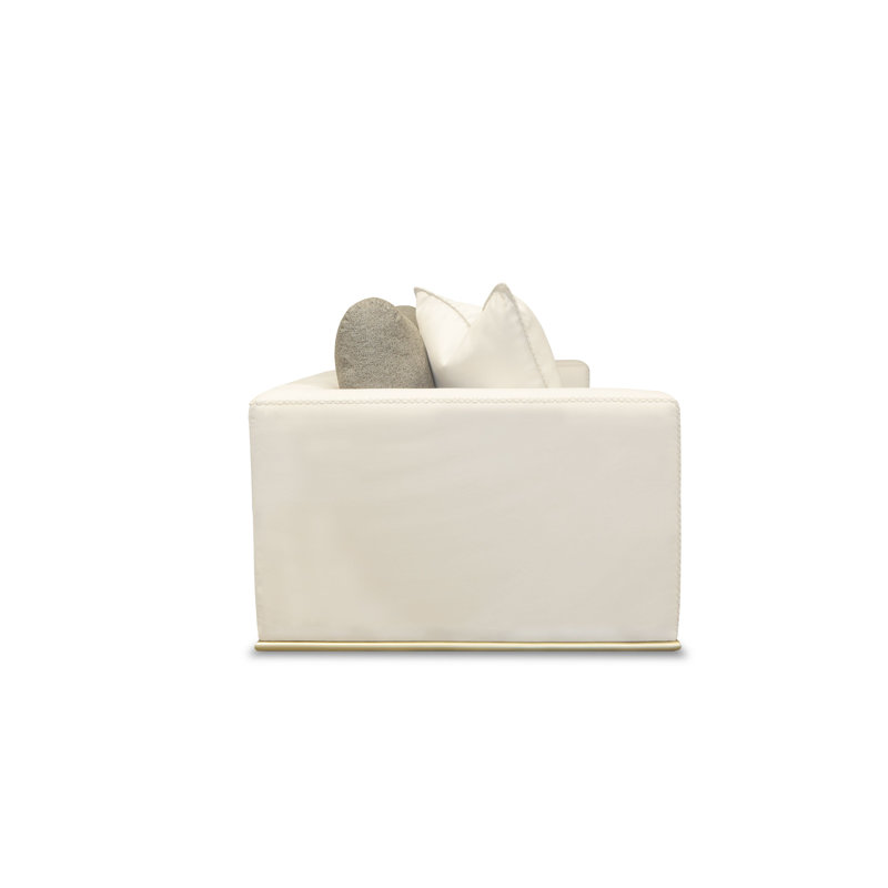 Orion Sofa, Taupe Grey (Soft Touch), Espresso
