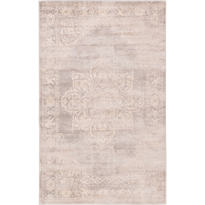 Ikat Indoor Rug, Rectangle 3'3" x 5'3"