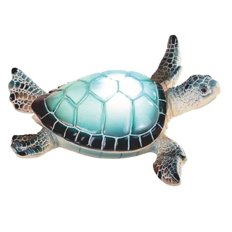 Tortue de mer avec lumière del de nuit