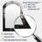 Grey Stone Geode Minimalism - Spiritual Stone Asymmetrical Decorative Mirror, Traditional Arch Wall Mirror, Printed Metal Art-45136869