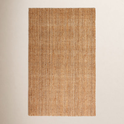 Asta Hand Loomed Jute / Sisal Brown Rug