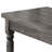 Weathered  Dining Bench With Turned Legs