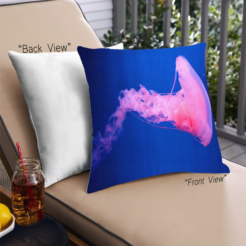 Coussin Color Color Rose, Microsuède