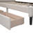Upholstered Platform Bed With 2 Drawers-1746640913
