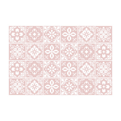 Bitter 15 cm. W x 15 cm. L Peel and Stick Mosaic Tile