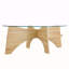 Table basse ovale en verre trempé-596158275
