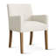 Chaise de salle à manger rembourrée en bois massif Beste-103976715