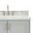37'' Single Bathroom Vanity with Carrara Marble Top-93359364-121646124