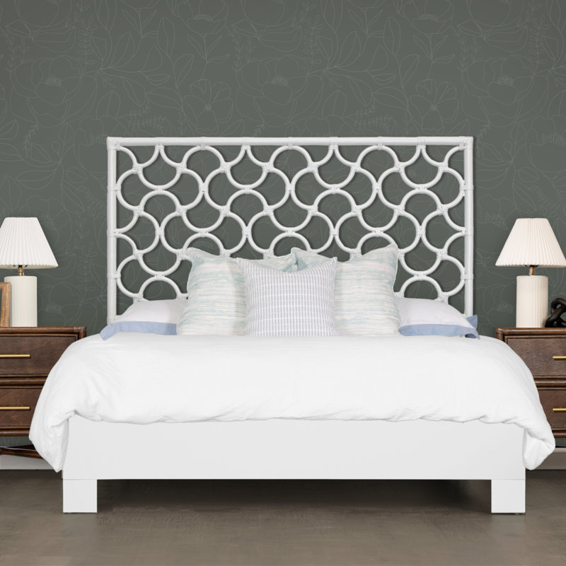 Lit plateforme Mar, Grand, Blanc