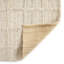 Grid Flatweave Jute Solid Color Area Rug in Bleached Grid Jute-328021048