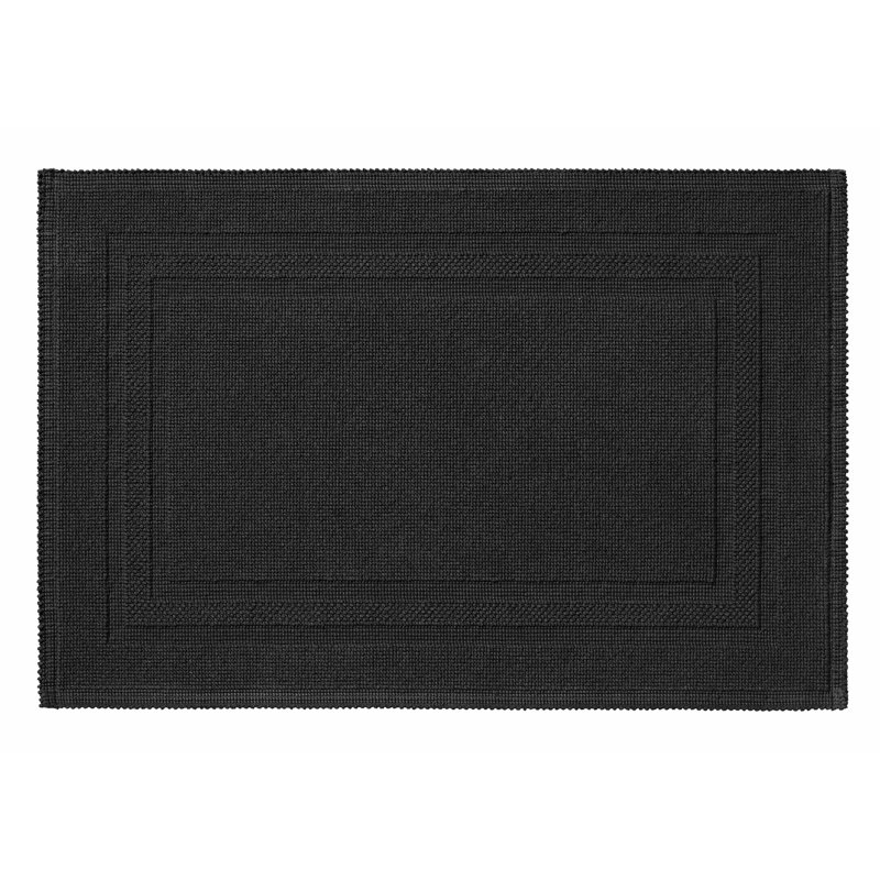 Bath Rug, 70cm W x 120m L, Black