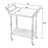 Aberdale Marble Top and Wood Bar Cart-1457525188