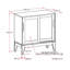 Armoire de rangement basse en bois franc de style moderne Mid-Century Harper