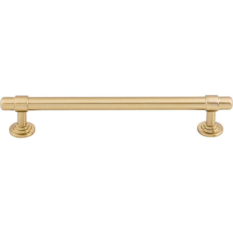 Ellis 5 1/16" Center to Center Bar Pull, Honey Bronze, 6 5/16" Center to Center