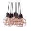 Carron 7 - Light Black Cluster Pendant