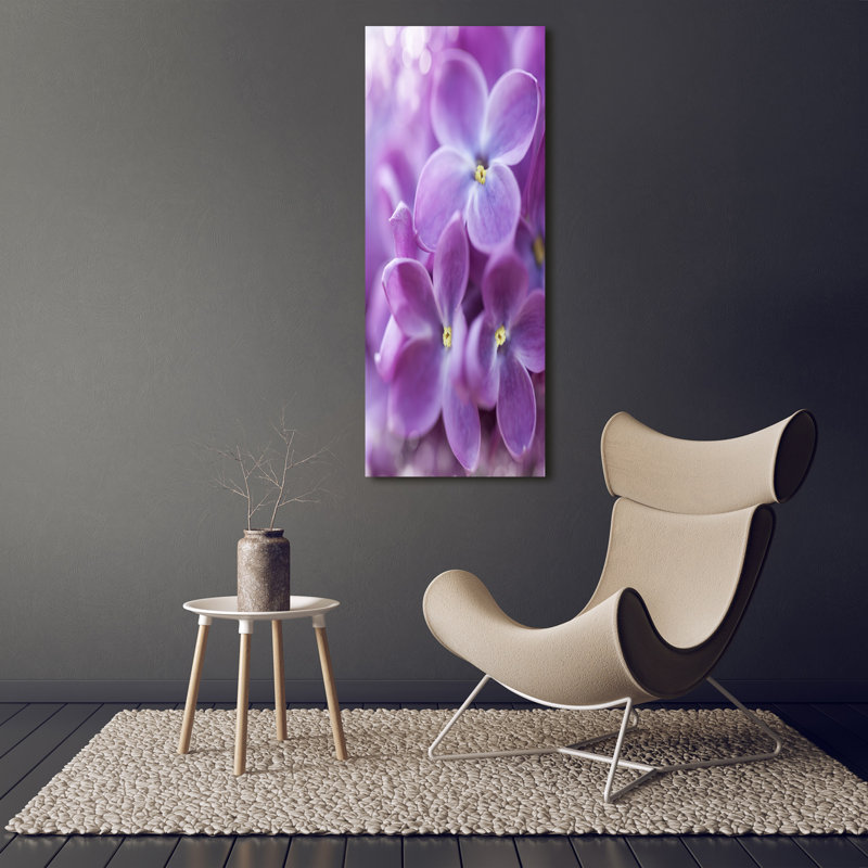 Lilac Flowers - Wrapped Canvas Print