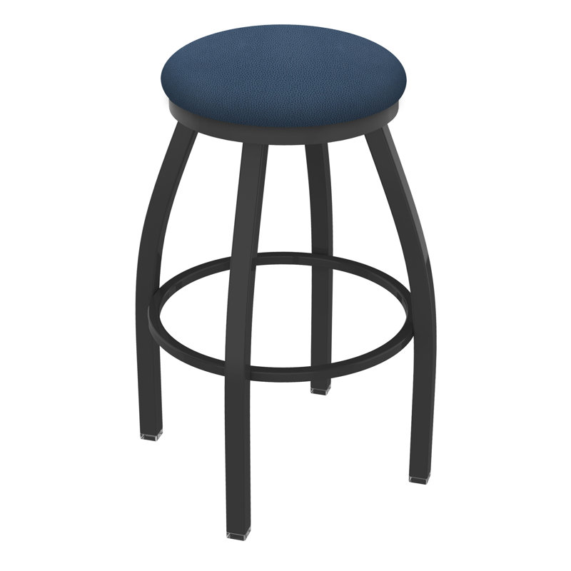 Tabouret pivotant Cragin XL802, Étain, Vinyle - baie Rein, Très haut (assise de 36 po de hauteur)