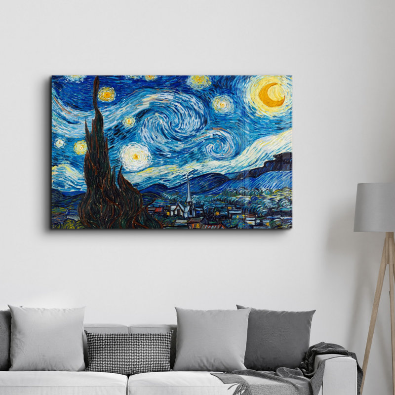 Élégante peinture murale en verre trempé de 13,8 po x 21,7 po | 100% verre trempé, épaisseur: 0,16 pouce | Imprimé UV pour des couleurs éclatantes | Parfait pour la décoration intérieure, le salon et les espaces de bureau