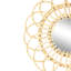 Rattan Flat Wall Mirror