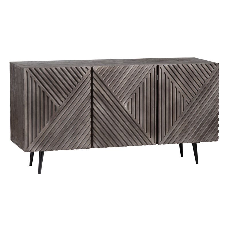 3 Door Media Credenza_Sideboard