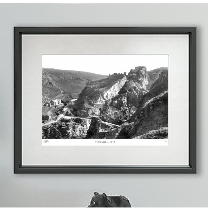 Tintagel, 1895 by Francis Frith - Single Picture Frame Print, 45cm H x 60cm W x 2.3cm D