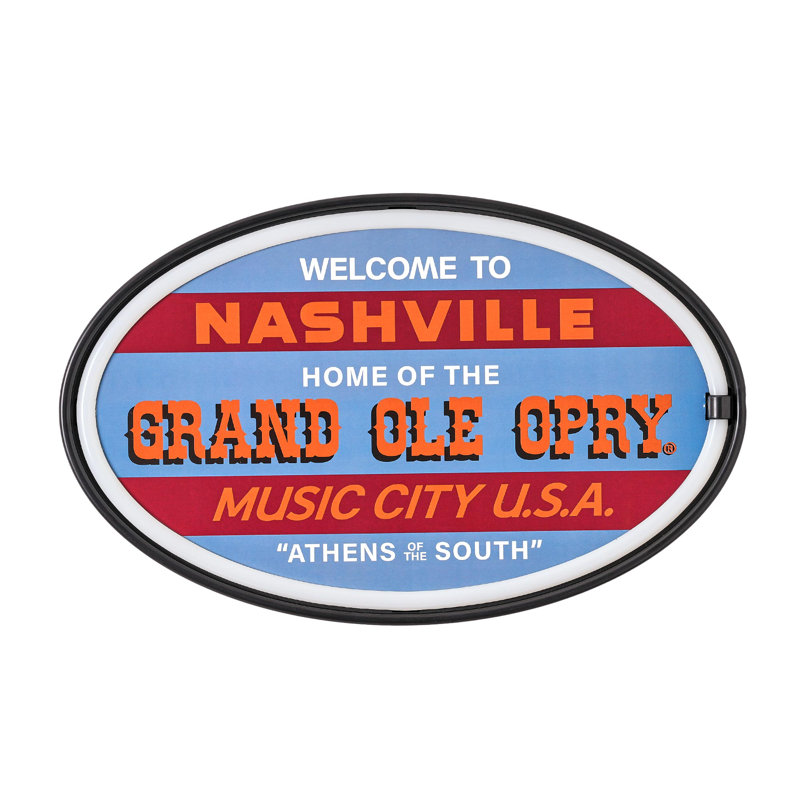 Grand Ole Opry Music City Nashville  LED Neon Rope Wall Sign