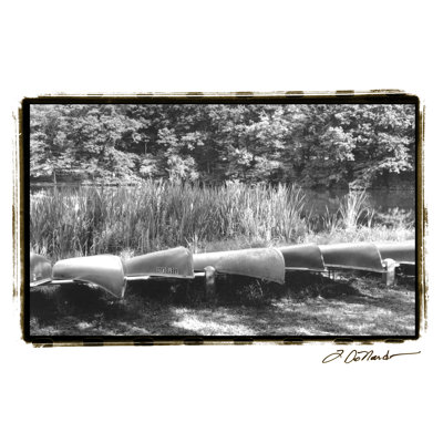 Lake Living IV by Laura DeNardo - 1 Piece Wrapped Canvas Wall Art
