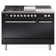 ILVE Professional Plus II 48 in Dual Fuel Range 5 Burner, Griddle, Frenchtop