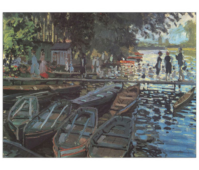Claude Monet - Wrapped Canvas Print, 60cm H x 80cm W x 1.8cm D