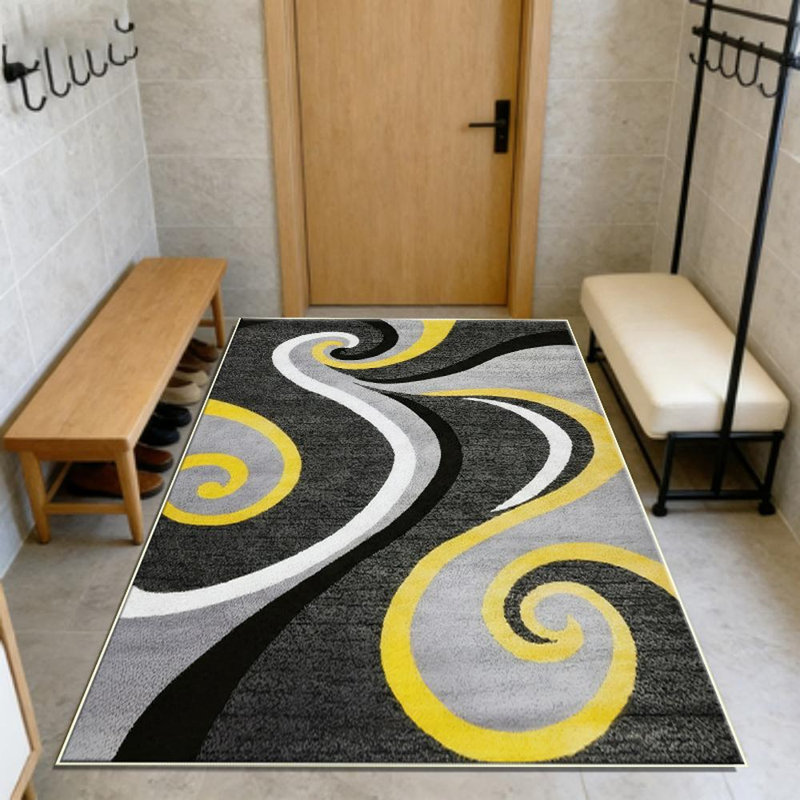 Modern Abstract Pattern Area Rug, Soft And Lightweight, Suitable For All Seasons, Easy To Maintain And Easy To Clean, Machine Washable Carpet Floor Mat, Suitable For Living Room, Bedroom, Dining Room, Hallway, Balcony, Room Decor, Home Decor, Outdoor Dec