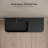 MonBlari 31.5" X 18" Rectangle Solid Surface Matte Black Wall Mount Sink Fluted Bathroom Sink-126478997