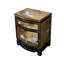Hocca Gold Leaf Hand Painted Lamp Cabinet