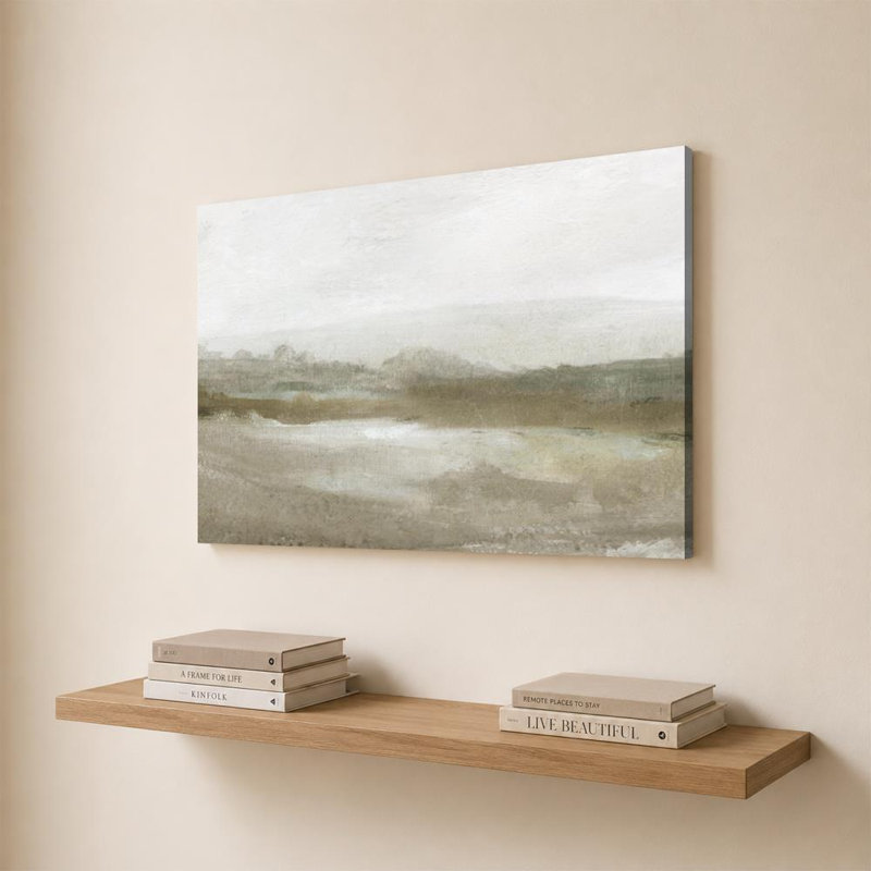 «Soft Valley» par Carol Robinson - Impression sur toile, H 24 po x l 36 po, Toile tendue, Ne s’applique pas