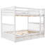 Lit superposé blanc avec échelles et rangement - crée une atmosphère de chambre à coucher harmonieuse idéale pour les petites chambres-2089051022
