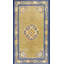 Antique Ningxia Chinese Wool Yellow / Gold Orange Hand Knotted Pile Rug