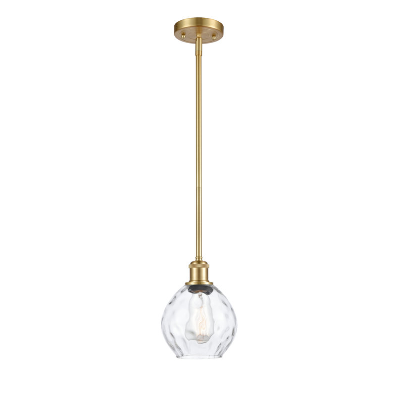 Jaron 1 - Light Single Pendant, 3.5 Watt Vintage LED Bulb, Satin Gold