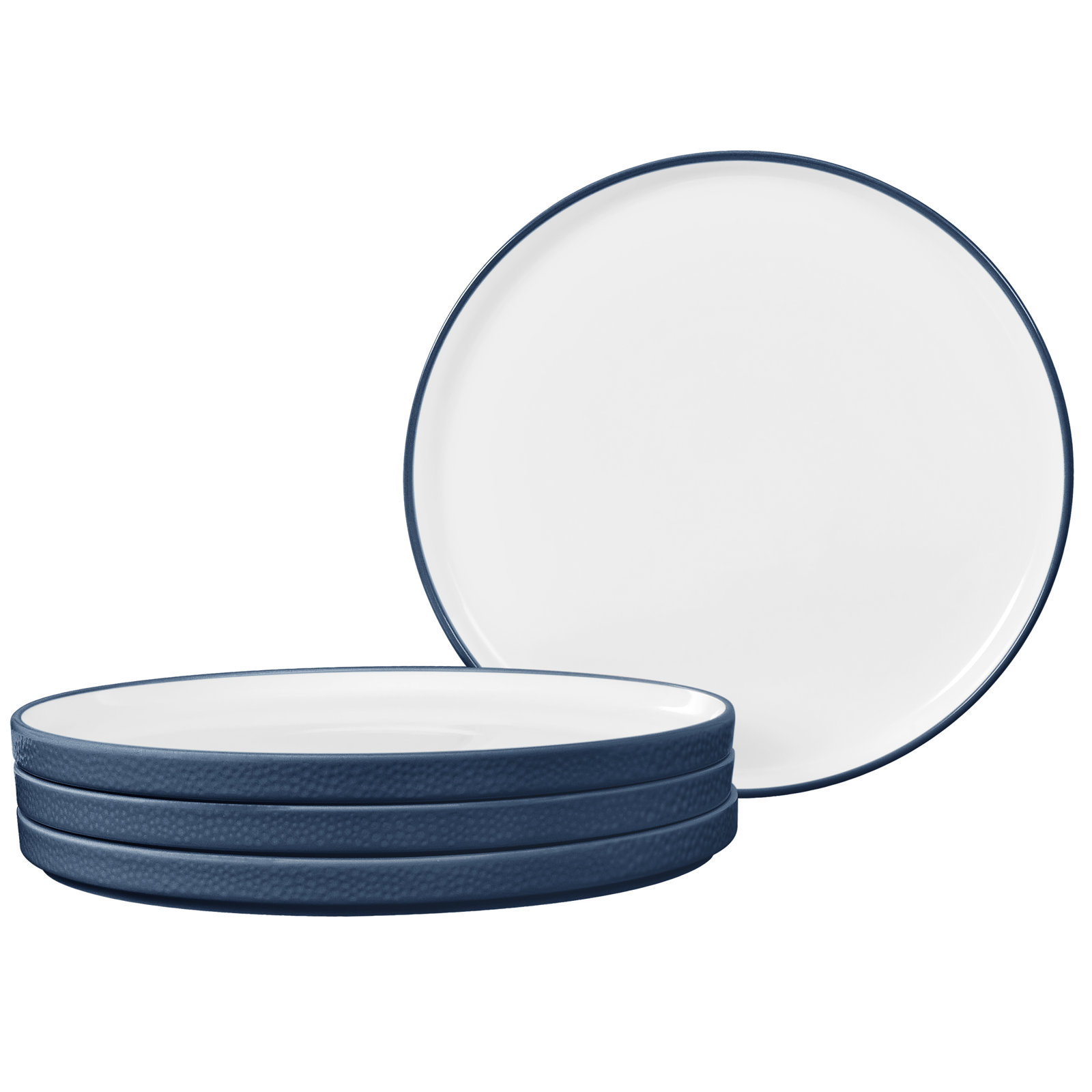 Colortex Stone 10" Porcelain Dinner Plate, Blue