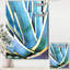 Gros plan sur une feuille d'agave - impression d'art graphique sur toile-55634719-55634723