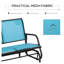 Banc oscillant extérieur pour 2 personnes Outsunny-129462895