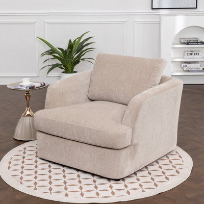 Fauteuil d'appoint en velours Alameda