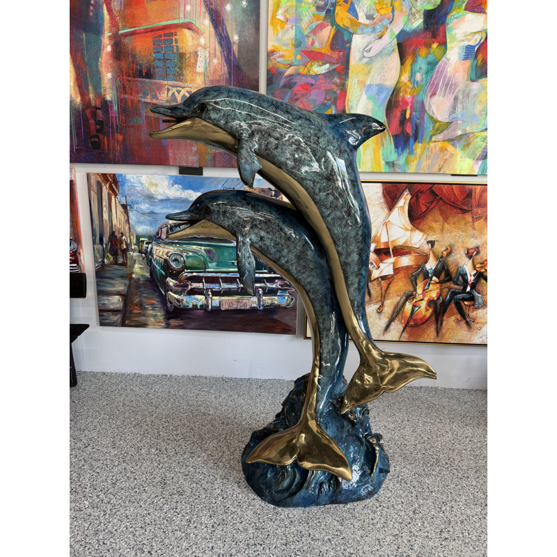 Sculpture en bronze coulé In Perfect Sync