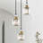 3 - Light LED Lantern Pendant