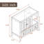 Base de meuble-lavabo, armoire de rangement avec tablette et tiroir-1375376803