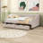 2 Drawers Upholstered Full Daybed with Sturdy Slats Support-1031950162
